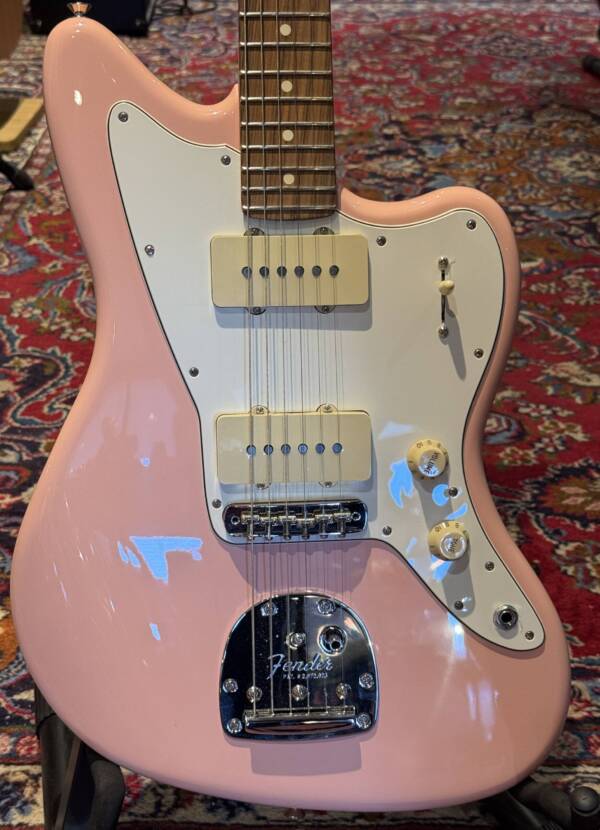 Pink Fender JazzMaster